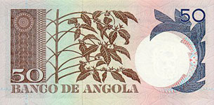 P105 Angola 50 Escudos Year 1973