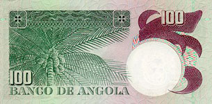 P106 Angola 100 Escudos Year 1973