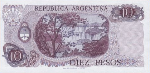 P295 Argentina 10 Pesos Year ND