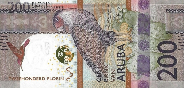 PN25a Aruba 200 Florin Year 2019
