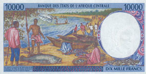 P505 N Equatorial Guinee 10.000 Francs Year 2000