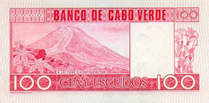 P54 Cape Verde 100 Escudos Year 1977