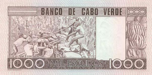 P56 Cape Verde 1000 Escudos Year 1977