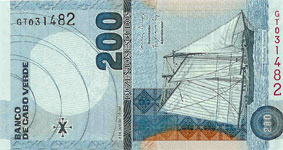 P68 Cape Verde 200 Escudos Year 2005