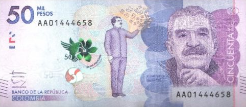 (131) Colombia P462 - 50.000 Pesos Year 2019