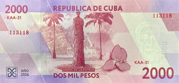 (441) ** PNew (PN145) Cuba - 2000 Pesos (2026)