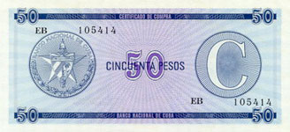 PFX24 Cuba 50 Pesos Year nd