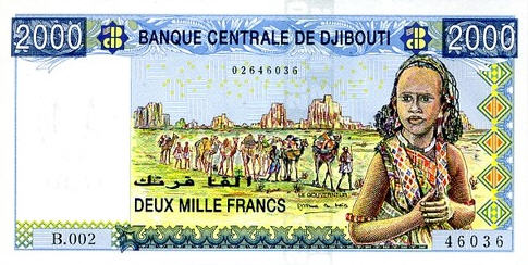 P43 Djibouti 2000 Francs Year nd