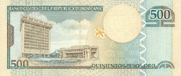 P172b Dominican Republic 500 Pesos Oro Year 2003