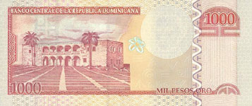 P173b Dominican Republic 1000 Pesos Oro Year 2003