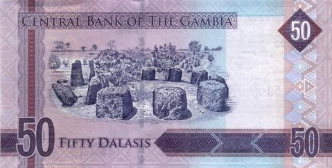 P34 Gambia 50 Dalasis Year 2015