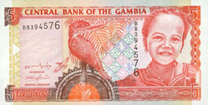 P20c Gambia 5 Dalasis Year nd