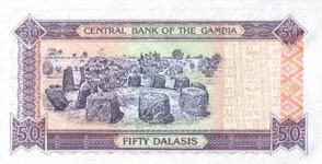 P23a Gambia 50 Dalasis Year nd