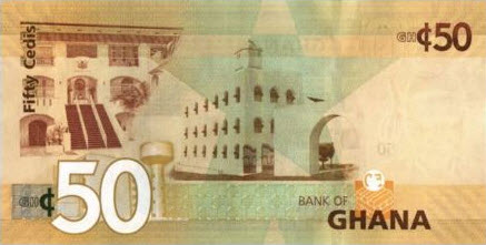 P42c Ghana 50 Cedis Year 2015