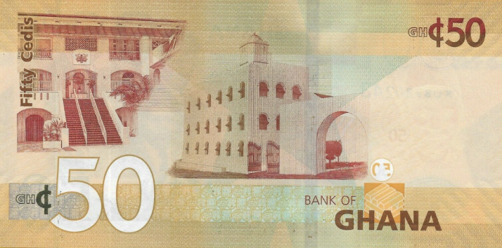 P49 Ghana 50 Cedis Year 2019