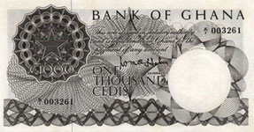 P 9A Ghana 1000 Cedis Year nd