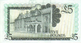 P21b Gibraltar 5 Pound Year 1988