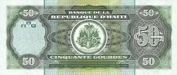 P267 Haiti 50 Gourdes Year 2003