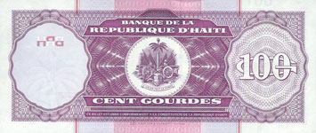 P268 Haiti 100 Gourdes Year 2000