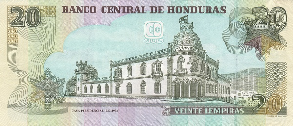 PN100f Honduras - 20 Lempiras (2024)
