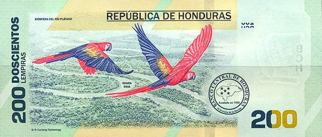 PN105 Honduras - 200 Lempiras (2019 Comm)