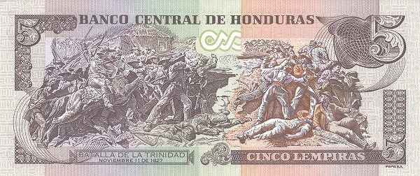 PN 98f Honduras - 5 Lempiras (2024)