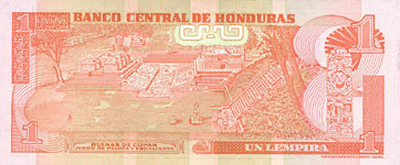 P 84a/d/e Honduras 1 Lempira Year 2000/04/06