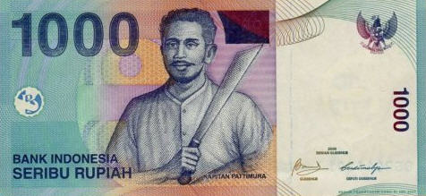 P141k Indonesia 1000 Rupiah Year 2012