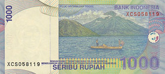 P141a Indonesia 1000 Ruphia Year 2000