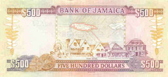 P84b/d Jamaica 100 Dollars Year 2004/06