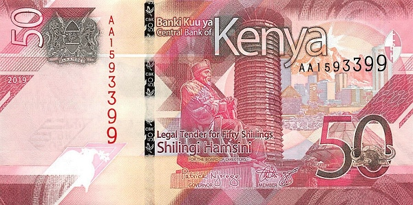 (041) Kenya P52 - 50 Shilling (2019)