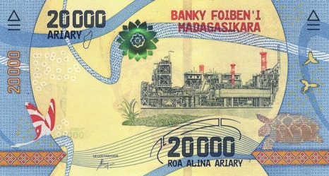 P104 Madagascar 20000 Ariary Year 2017