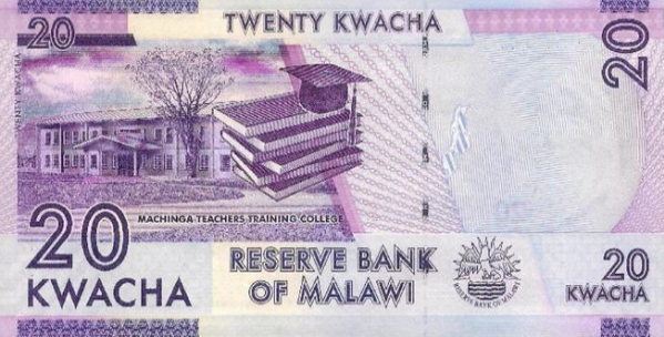 (115) Malawi P57a - 20 Kwacha Year 2012