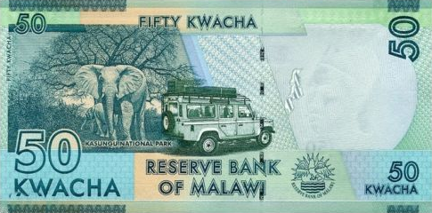 P64c Malawi 50 Kwacha Year 2016