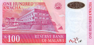 P46b Malawi 100 Kwacha Year 2003