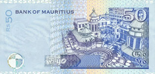 P50b Mauritius 50 Rupees Year 2001