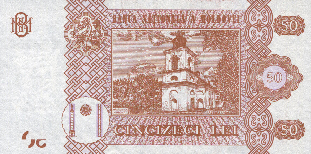 P24 Moldova 50 Lei Year 2015