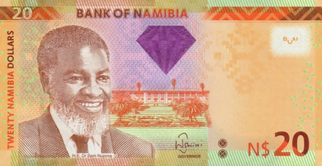 P12a Namibia 20 Dollars Year 2011