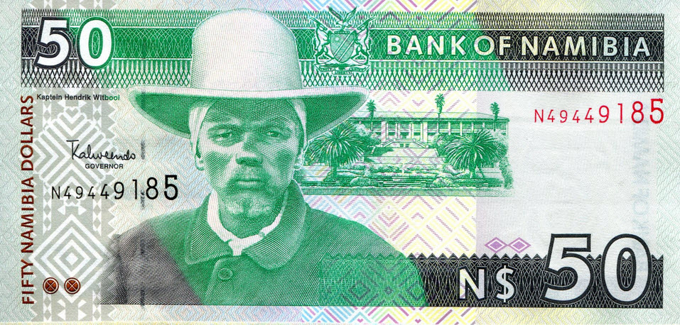 P 8a Namibia 50 Dollars Year 2003