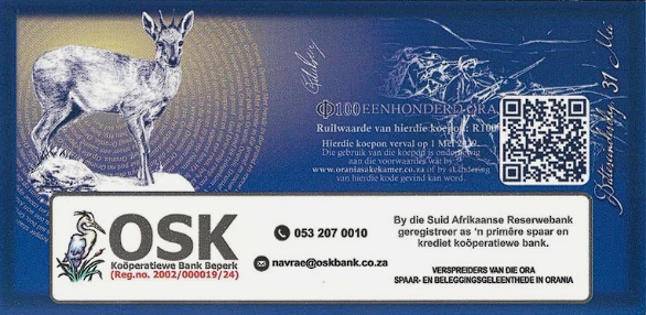 NIP Orania - 100 Ora (2026)