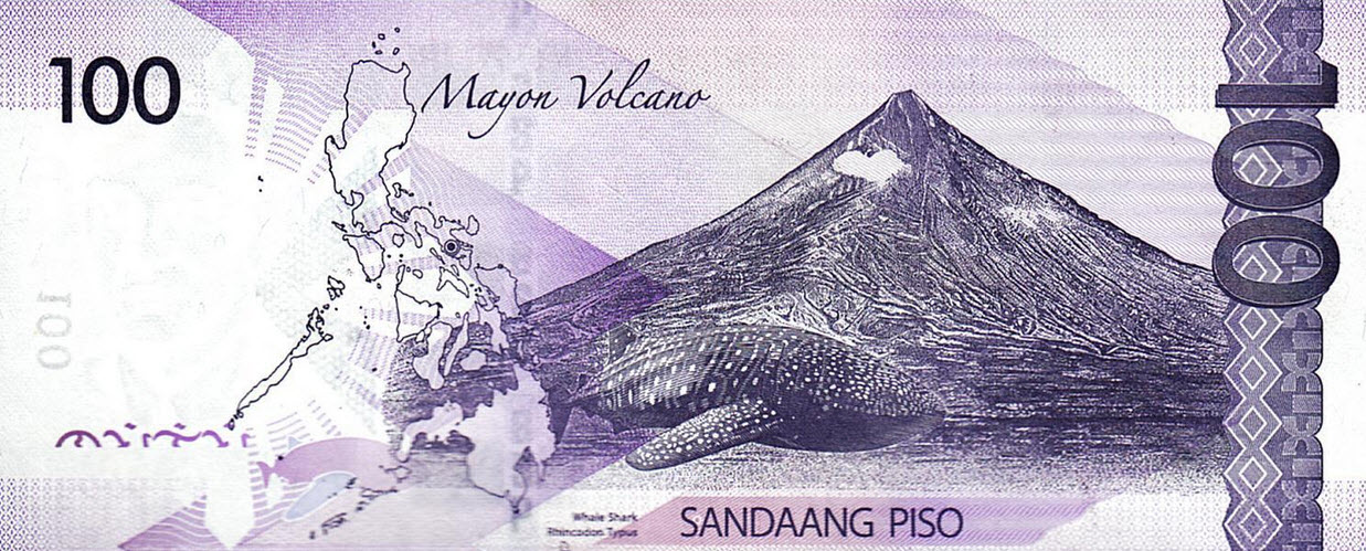 P208 Philippines 100 Piso Year 2016