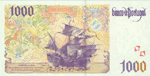 P188c Portugal 1000 Escudos Year 1998