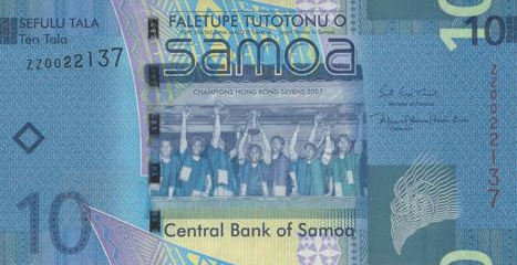 P39b Samoa 10 Talu Year 2017