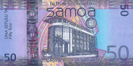 P41c Samoa 50 Talu Year 2017