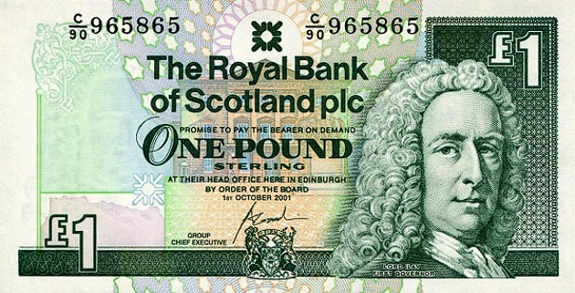 P351e Scotland - 1 Pound (RBS) (2001)