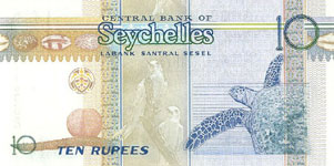 P36 Seychelles 10 Rupees Year nd