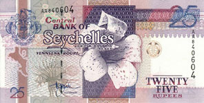 P37 Seychelles 25 Rupees Year nd