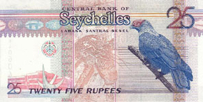 P37 Seychelles 25 Rupees Year nd