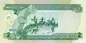 P18 Solomon Islands 2 Dollar Year nd