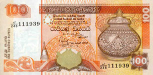 P118a Sri Lanka 100 Rupees Year 2001